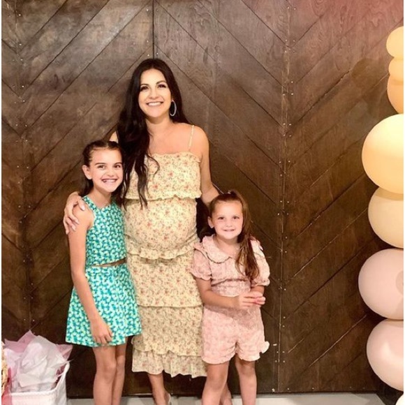 Pinkblush floral smocked bodycon midi dress nwot - Picture 11 of 14